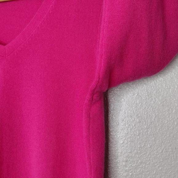 Talbots Pure Cashmere Pullover Long Sleeves V-Neck Sweater Size M - Picture 8 of 13